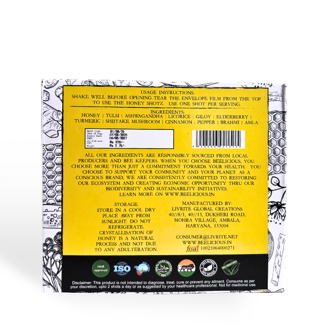 Beelicious Bee Immune Shotz – Immunity, simplified