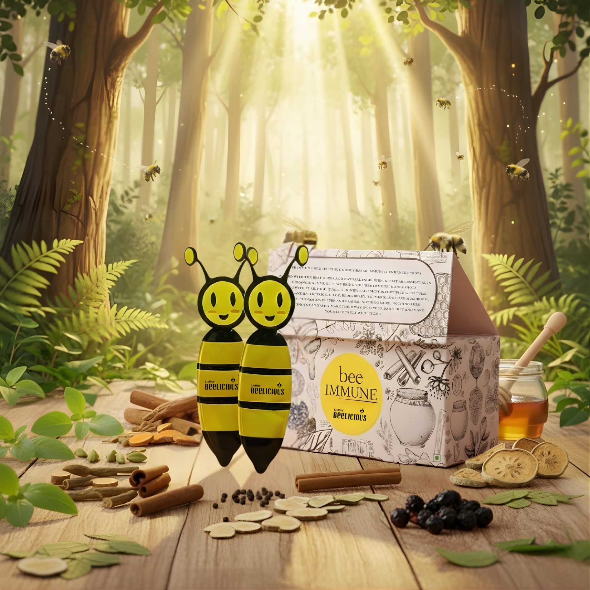 Beelicious Bee Immune Shotz – Immunity, simplified