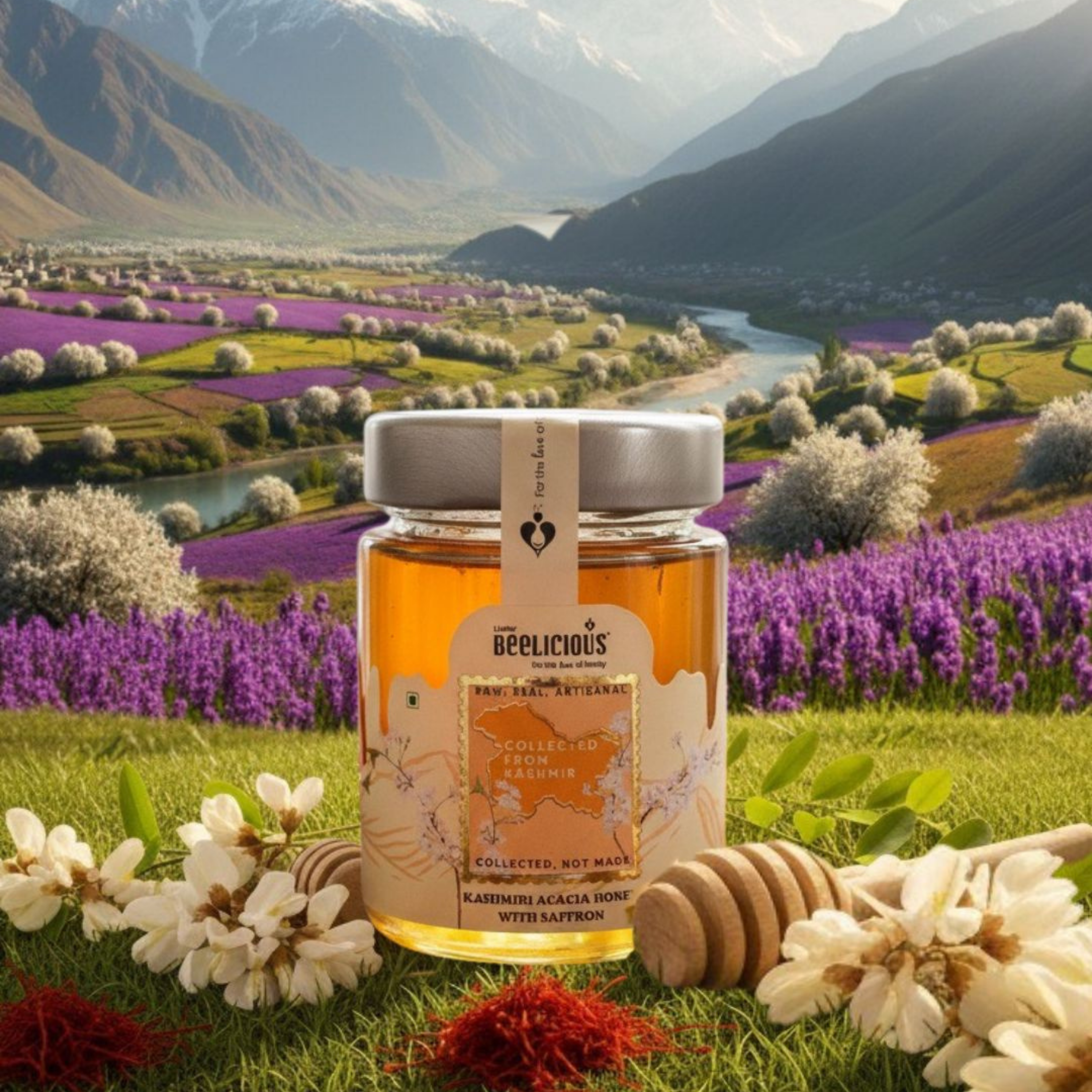 Beelicious Kashmiri honey with Saffron