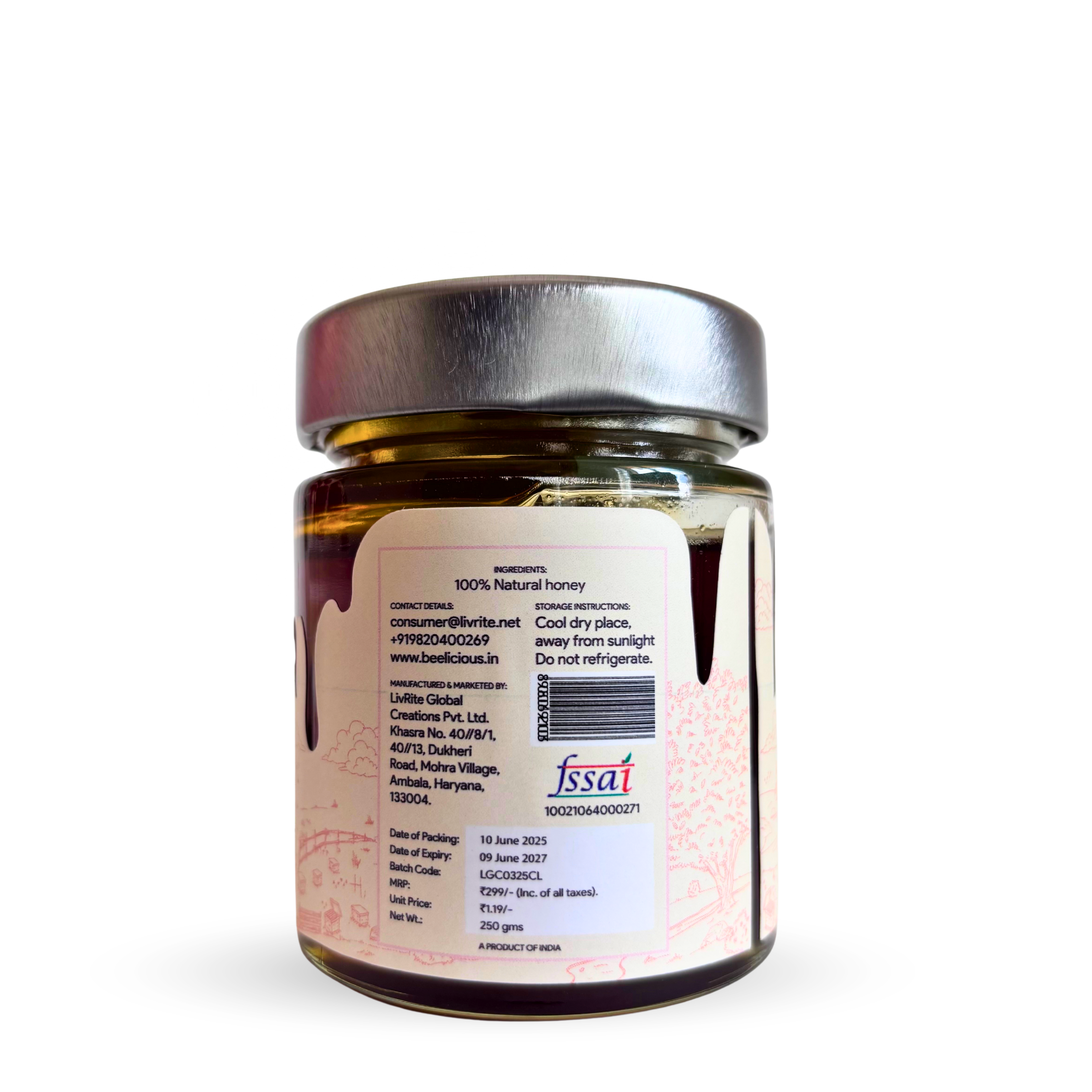 Beelicious Classic Eucalyptus Honey