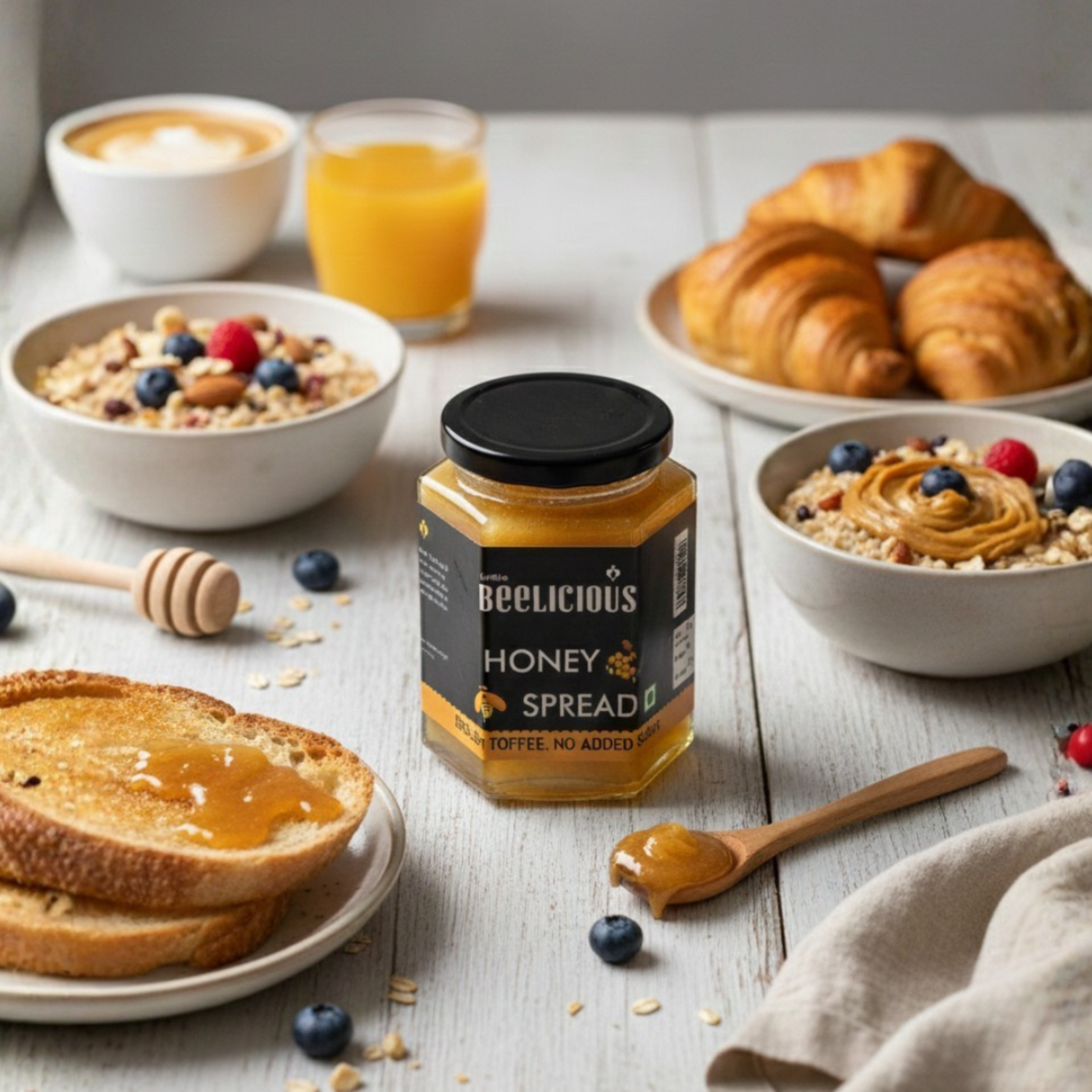 Beelicious Toffee Honey Spread