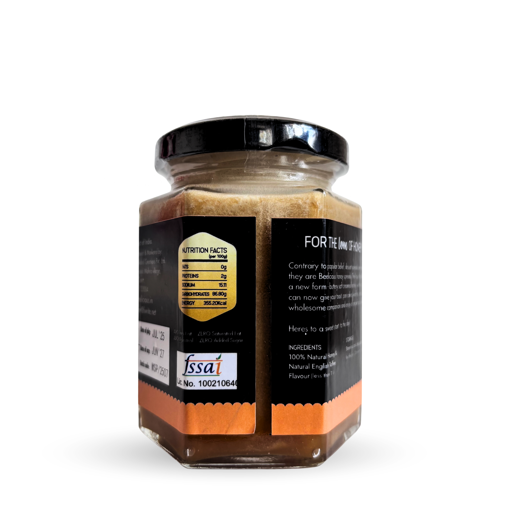 Beelicious Toffee Honey Spread