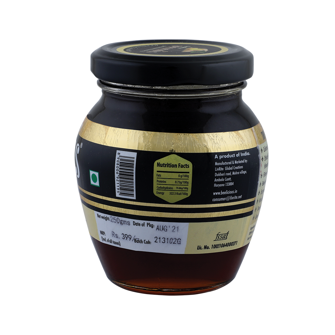 Eucalyptus Honey with Ginger (250g) | Beelicious Honey